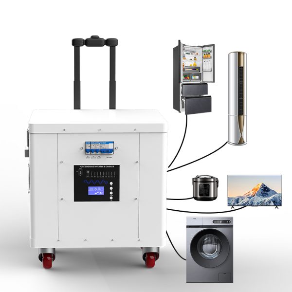 5000Wh Portable Power Station LiFePO4 Battery , 3400W MPPT , Fast Charging, Power Bank for Emergency/Outdoor Camping/RVs/Home Use - Image 2