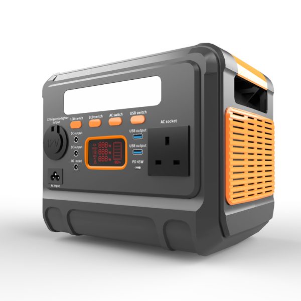 567Wh Protable power station , DC OutPut 12V 5A,  Fast charging, with LCD Screen, for Home Use, Blackout, Camping, RV
