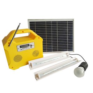 10W solar system/solar panel/battery/radio