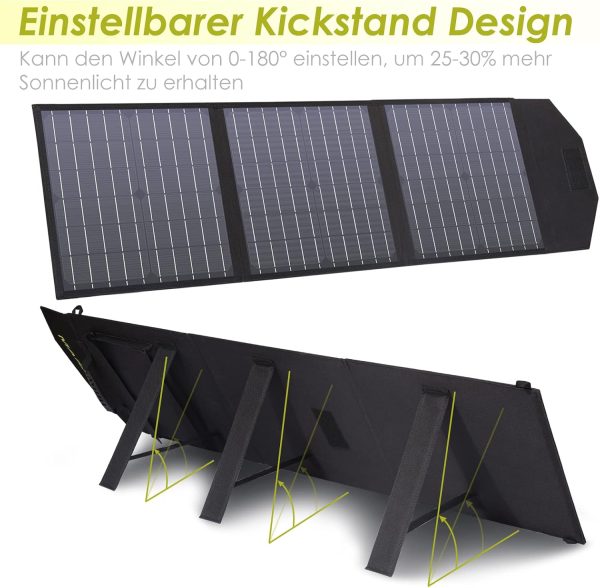 Portable Solar Panel for Power Station and USB Devices, Foldable Solar Panel - Image 3